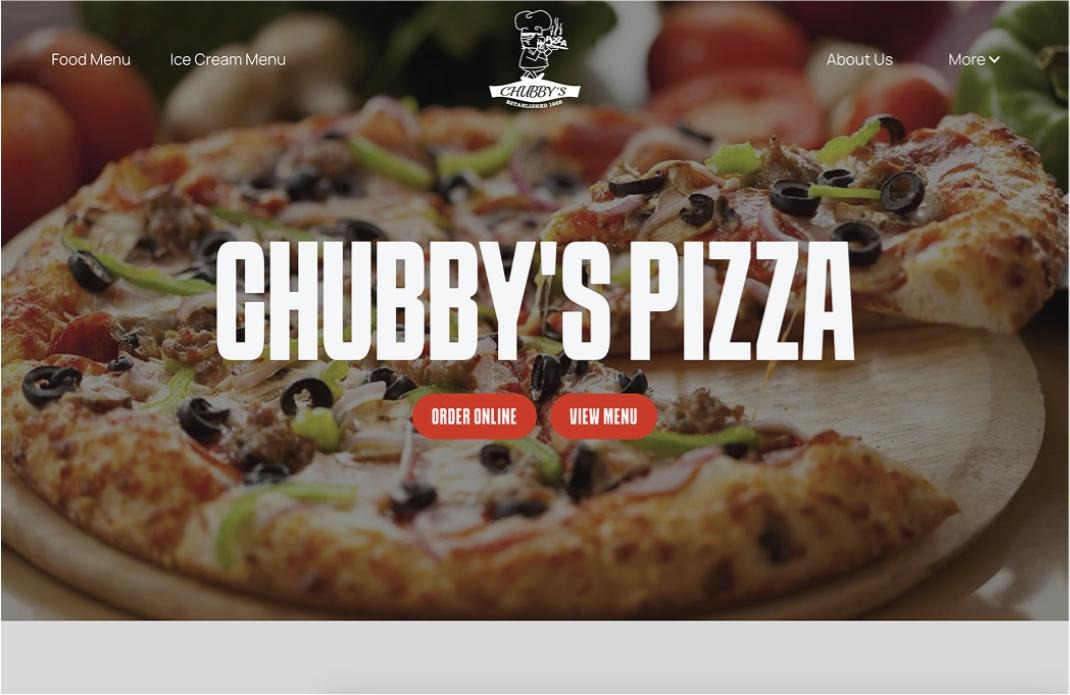 Chubby's Pizza — Web Design by Brand 513 Collective