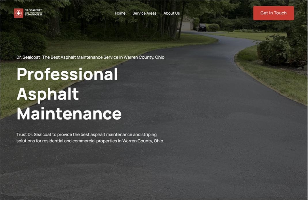 Dr. Sealcoat — Web Design by Brand 513 Collective
