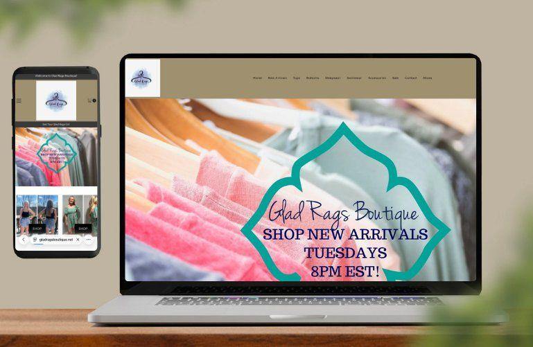 Glad Rags Boutique — Web Design by Brand 513 Collective