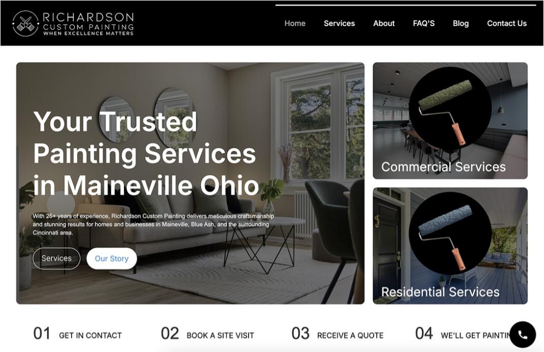 Richardson — Web Design by Brand 513 Collective