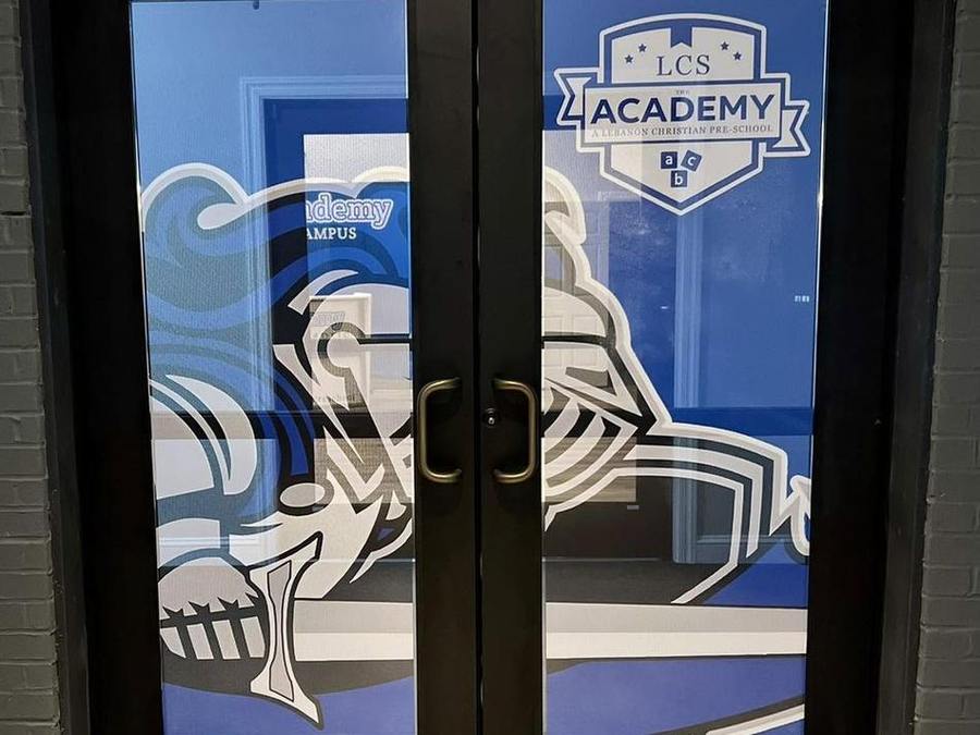 LCS Academy — Window Graphics & Lettering by Brand 513 Collective