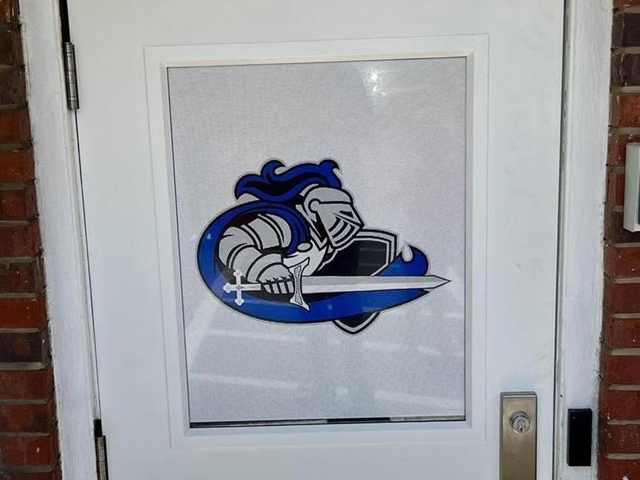 Lebanon Christian Knights — Window Graphics & Lettering by Brand 513 Collective